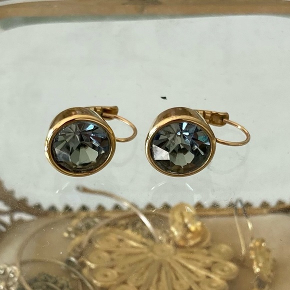 ✨KATE SPADE✨Gold Gemstone Drop Earrings - Picture 3 of 12